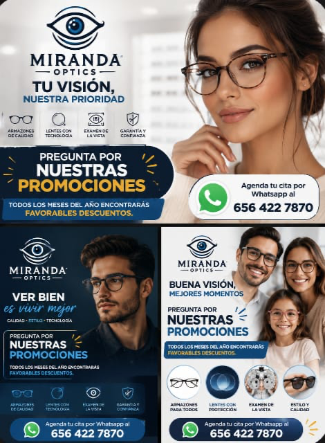 Promoción actual de MIRAnda Optics